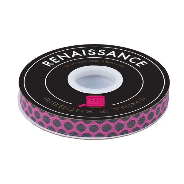 Renaissance Ribbons - Dinosaur Eggs in Mist - 5 8  width - Tula Pink Roar! - One Yard Online Hot Sale - Image 2