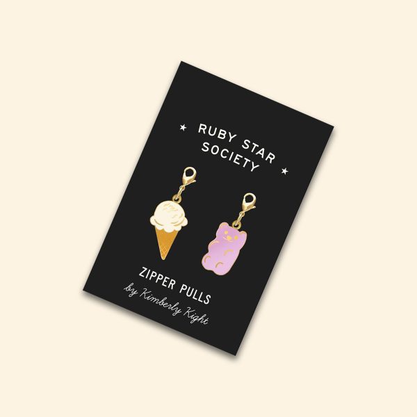 Ruby Star Society - Kimberly Kight Zipper Pulls - Set of 2 - RS7053 Sale