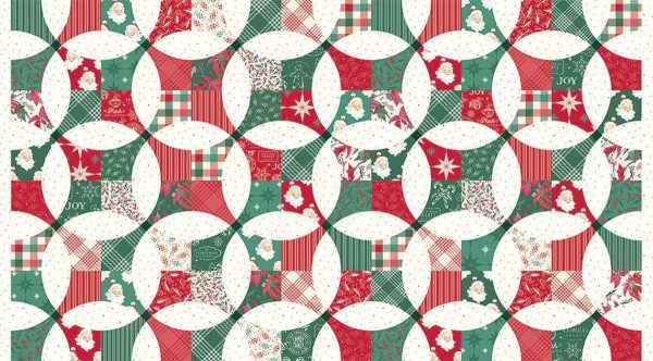 Merry Little Christmas - Christmas Petals Cheater Print - Sandy Gervais - C14849-MULTI - Half Yard Online Sale - Image 2
