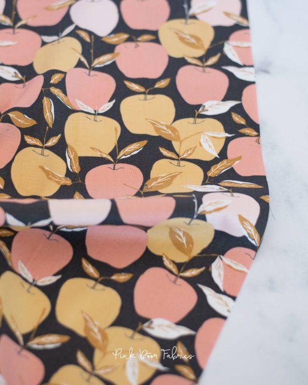 Midnight in the Garden - Enchanted Apple in Charcoal - 43121 13 - Half Yard Online now