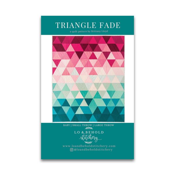 Triangle Fade - Lo and Behold Stitchery - Paper Pattern - LBS 112 Hot on Sale