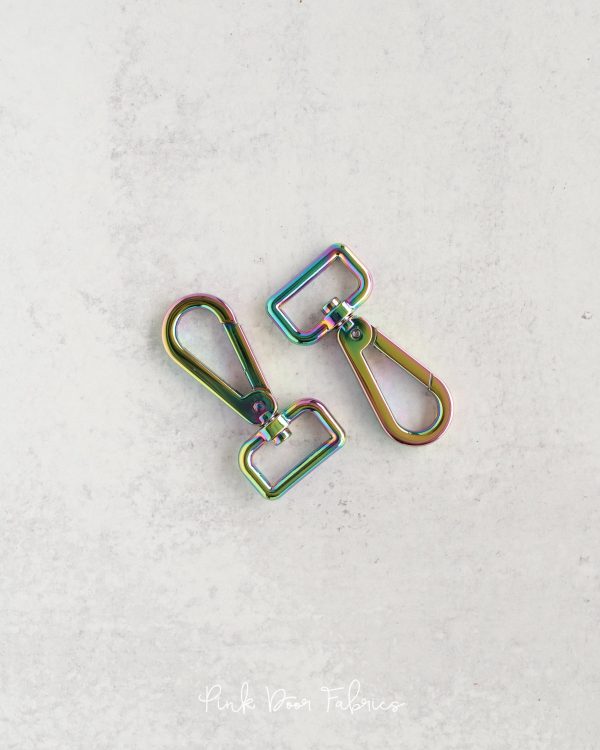Pink Door Hardware - 1  Swivel Clip - Iridescent - 2 per Pkg. - IR01SW For Sale