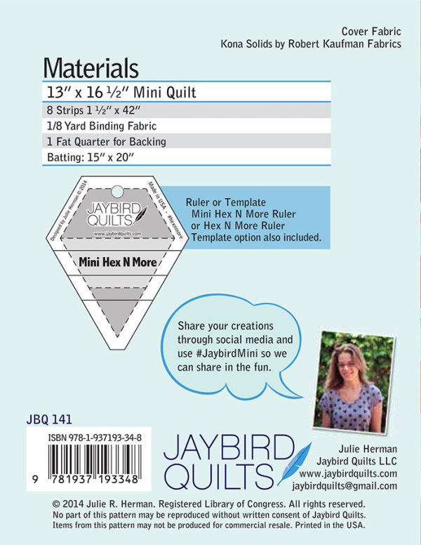 Mini Northern Lights - Jaybird Quilts - Paper Pattern - JBQ 141 on Sale - Image 2