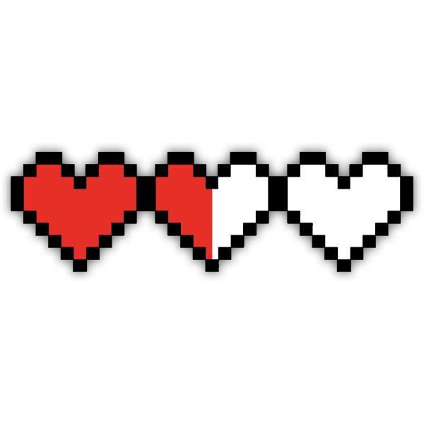 Zelda  Heart Containers Enamel Pin Hot on Sale