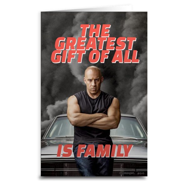 Vin Diesel  Family  Card Hot on Sale