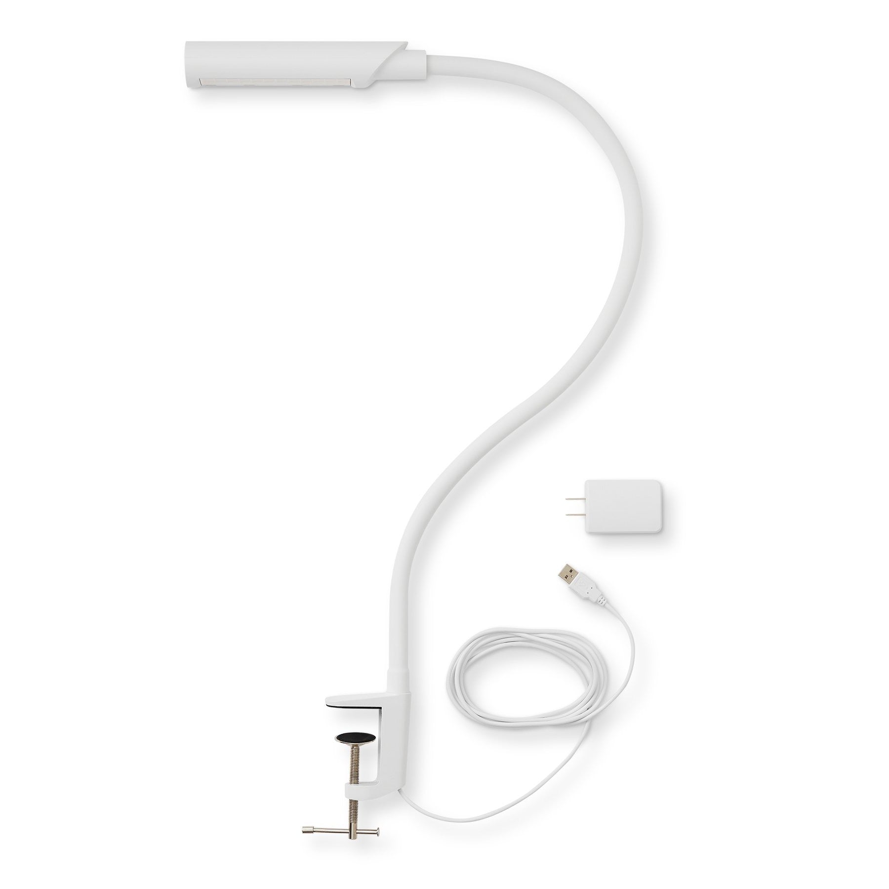 UberLight Flex Led Task Light, USB with Clamp, White Online Hot Sale