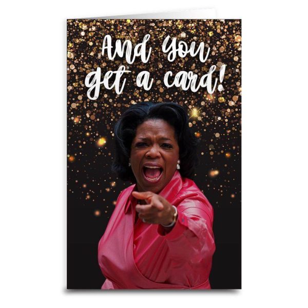 Oprah  And You Get a  Card Discount