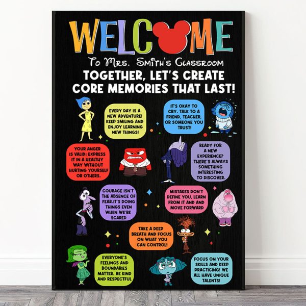 Personalized Gifts For Teacher Poster Welcome To Classroom 03XQTI070824 Online now - Image 5